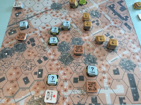 Placement initial de chaque camp.